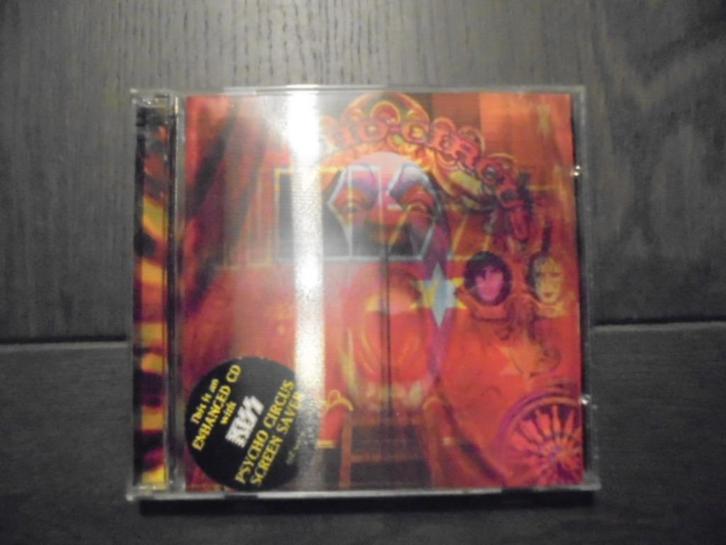 KISS, Psycho-Circus met 3D hoes & Screensaver, Cd's en Dvd's, Cd's | Rock, Zo goed als nieuw, Poprock, Ophalen of Verzenden