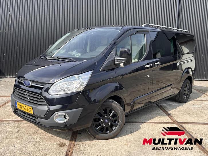 Ford Transit Custom 290 L2H1 Limited DC | MARGE | 2x Schuifd, Auto's, Bestelauto's, Bedrijf, Te koop, ABS, Adaptieve lichten, Airbags