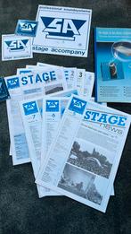 Stage Accompany, Stage News (oud en nieuw), logo plaatje, Audio, Tv en Foto, Professionele Audio-, Tv- en Video-apparatuur, Nieuw