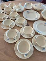 Art Deco servies Vergeet-me-nietje De Sphinx Petrus Regout, Antiek en Kunst, Ophalen