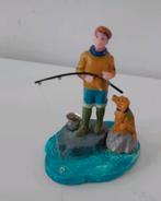 Lemax fishing max, retired, Lemax figuur Kerstdorp, Ophalen of Verzenden