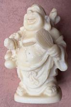 Vintage netsuke van een lachende Boeddha, Ophalen of Verzenden