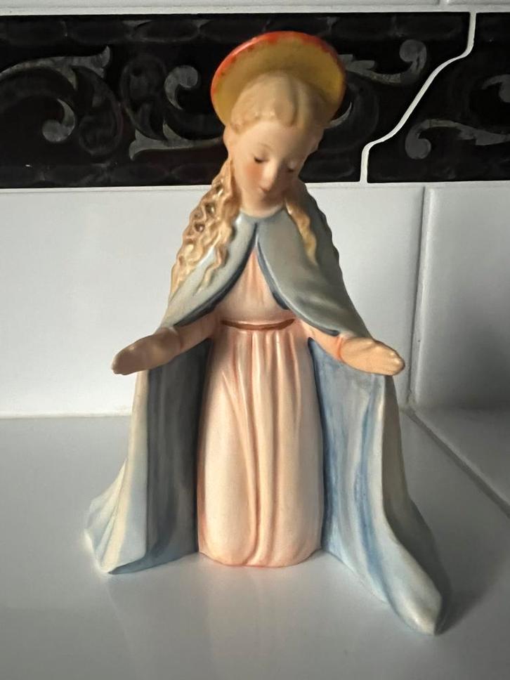 Mariabeeld Hummel oudere uitgave grotere model van nr 214, Antiek en Kunst, Antiek | Religie, Ophalen of Verzenden