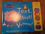 Peppa Pig Geluidenboek - Vroem! Toet! Toet!, Nvt, Ophalen of Verzenden, Zo goed als nieuw, Uitklap-, Voel- of Ontdekboek