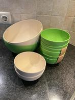 Set van bamboe schalen., Ophalen of Verzenden, Zo goed als nieuw, Overige materialen
