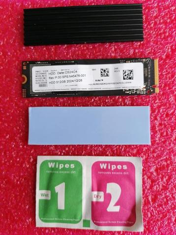 Samsung 512gb Nvme M2 SSD harde schijf 4x4 generatie! beschikbaar voor biedingen