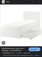 Eenpersoonsbed 90x200 met lades, Ophalen of Verzenden