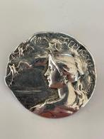 Armand Bargas | Art Nouveau | broche, Ophalen, Overige materialen, 4 tot 7 cm, Gebruikt