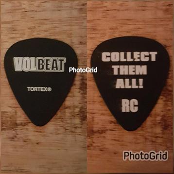 Volbeat. Orginele band plectrum beschikbaar voor biedingen