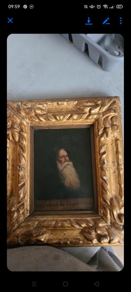 Spaans Priester Schilderij - 1907, Antiek en Kunst, Kunst | Schilderijen | Klassiek, Ophalen of Verzenden