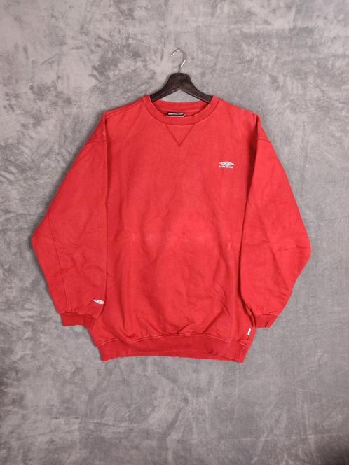 Vintage Umbro Trui XXL Sweater Rood, Kleding | Heren, Truien en Vesten, Zo goed als nieuw, Overige maten, Rood, Ophalen of Verzenden