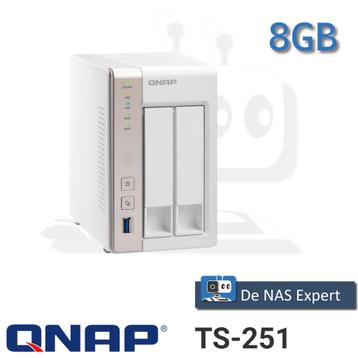 NAS QNAP TS-251 8GB refurbished beschikbaar voor biedingen