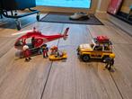 Reddingshelikopter en -jeep (Playmobil), Ophalen of Verzenden, Gebruikt