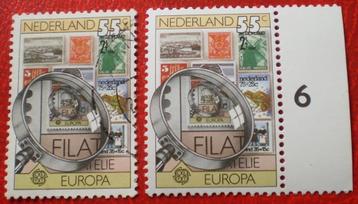 Nederland - Europa - Filatelie 55c - 1x Postfris 1x Gestemp beschikbaar voor biedingen