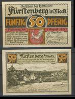 Furstenberg 50 Pf 1921 Noodgeld Notgeld 1 Biljet c-48 jdu, Postzegels en Munten, Bankbiljetten | Europa | Niet-Eurobiljetten, Los biljet