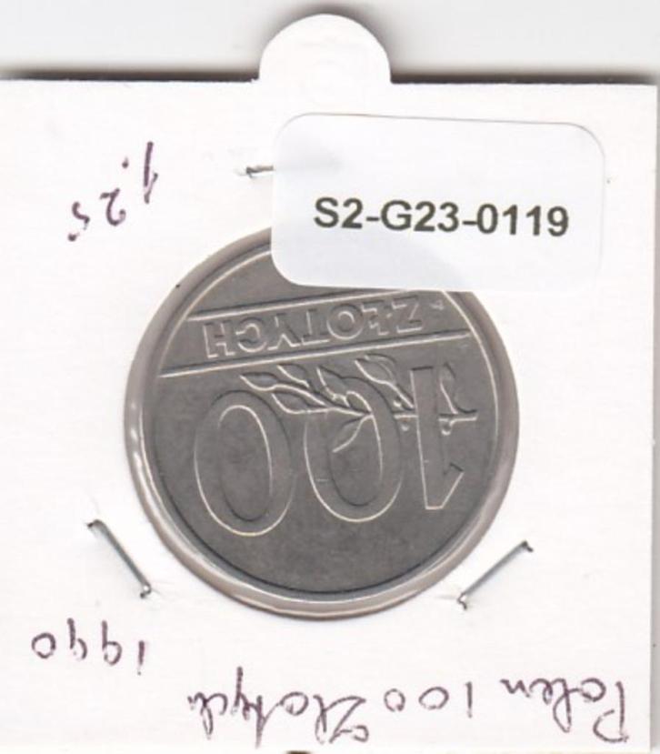 S2-G23-0119 Poland 100 Zlotych UNC 1990 Y214, Postzegels en Munten, Munten | Europa | Niet-Euromunten, Polen, Verzenden