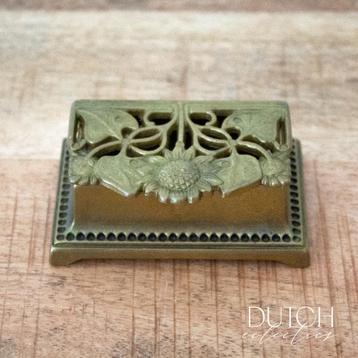Vintage Messing Postzegel Doosje beschikbaar voor biedingen