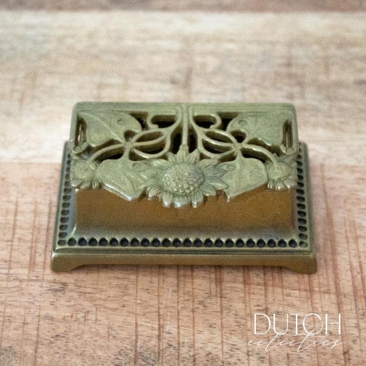 Vintage Messing Postzegel Doosje, Antiek en Kunst, Curiosa en Brocante, Ophalen of Verzenden