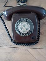 Leuke oude bruine telefoon, Verzamelen, Retro, Ophalen of Verzenden
