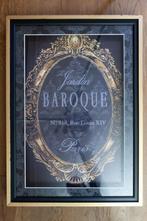 (nr.70) Poster in baklijst met glasplaat, Baroque, spiegel, Ophalen