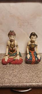 LORO BLONYO HOUTSNIJWERK MAN EN VROUW BRUIDSPAAR 33 CM HOOG, Antiek en Kunst, Kunst | Niet-Westerse kunst, Ophalen of Verzenden