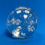 Pfeiffer Presse Papier glasobject met bubbels in het glas, Antiek en Kunst, Ophalen of Verzenden