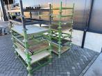 14 stuks stapelrekken 120x80, Ophalen of Verzenden, Gebruikt, IJzer