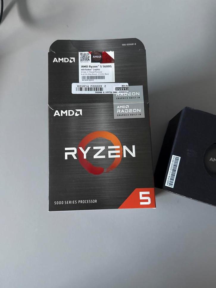 AMD Ryzen 5 5600G Processor - Nieuw in doos!, Computers en Software, Processors, Nieuw, 6-core, 3 tot 4 Ghz, Ophalen of Verzenden