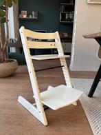 Stokke Tripp Trapp kinderstoel - Wit, Kinderen en Baby's, Kinderstoelen, Ophalen of Verzenden, Gebruikt, Meegroeistoel, Aanschuifbaar