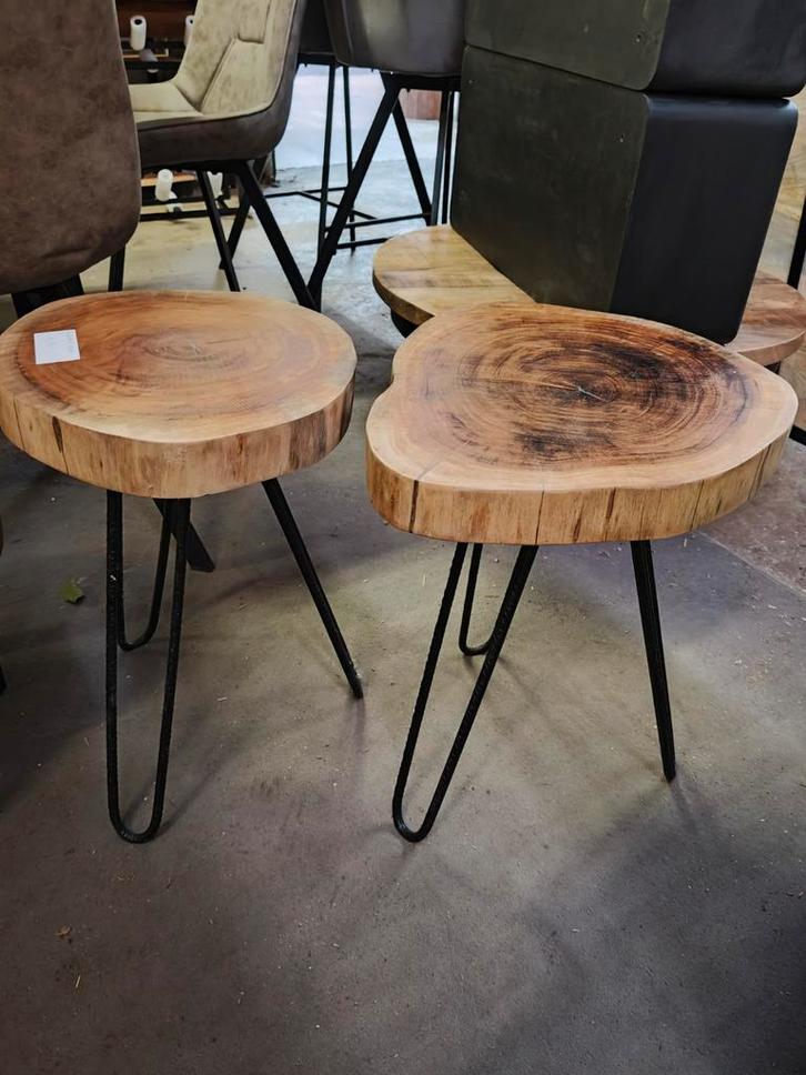 Boomstam Krukjes - outlet, Huis en Inrichting, Krukjes, Nieuw, Hout, Ophalen