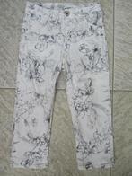 Jewelly capri broek wit bloemen maat 36 / S, Jewelly, Ophalen of Verzenden, Wit, Zo goed als nieuw