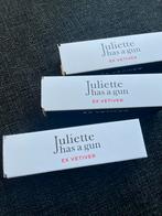 Juliette Has a Gun Ex Vetiver - 3 Miniaturen Nieuw, Sieraden, Tassen en Uiterlijk, Uiterlijk | Parfum, Ophalen of Verzenden, Nieuw