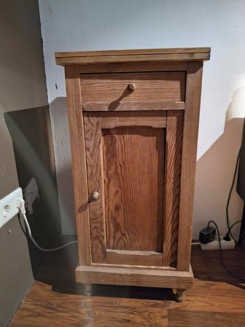 Houten Nachtkastjes met Lade en Deur