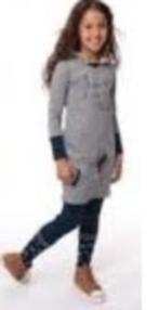 Dress like flo jurk jurkje 128 grijs grijze sweatjurk, Zo goed als nieuw, Jurk of Rok, Dress like flo, Verzenden