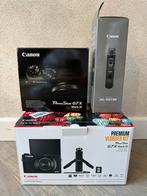 Canon powershot g7x mark III VLOGKIT, Audio, Tv en Foto, Fotocamera's Digitaal, Ophalen of Verzenden, Nieuw, Compact, 8 keer of meer