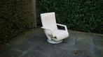 FSM Evolo leren relaxfauteuil. Bediening elektrisch op accu., Ophalen of Verzenden, Design fauteuil, 50 tot 75 cm, Leer