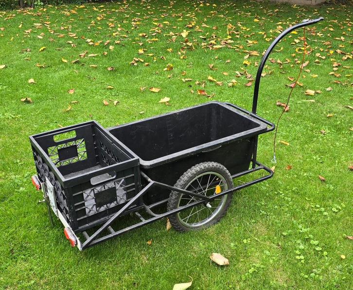 Fietskar/scooterkar/viskar, Fietsen en Brommers, Fietsaccessoires | Aanhangers en Karren, Gebruikt, Bagagekar, Ophalen