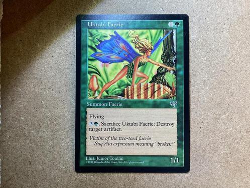 1x Uktabi Faerie (Excellent), Hobby en Vrije tijd, Verzamelkaartspellen | Magic the Gathering, Zo goed als nieuw, Losse kaart