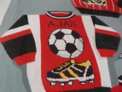 Ajax voetbaltrui breipatroon, Hobby en Vrije tijd, Breien en Haken, Zo goed als nieuw, Breien, Patroon of Boek, Ophalen of Verzenden
