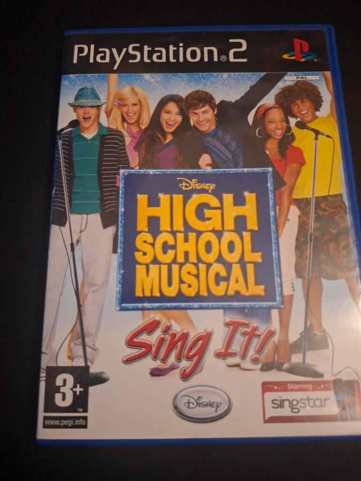 High School Musical - PlayStation 2, Spelcomputers en Games, Games | Sony PlayStation 2, Gebruikt, Muziek, 1 speler, Vanaf 3 jaar