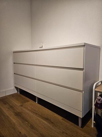 Ikea dubbele Malm ladekast