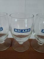 4 Ricard glazen uit Frankrijk, Verzamelen, Glas en Borrelglaasjes, Ophalen of Verzenden, Zo goed als nieuw, Overige typen