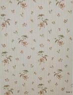 14015 vintage behang met takjes oosterse stijl swiet, Ophalen of Verzenden, 50 tot 75 m², Beige
