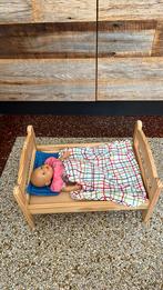 Poppenbedje ban Ikea met kussen en deken (eneventueel pop), Ophalen, Zo goed als nieuw, Babypop