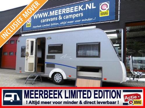 Bürstner Averso 460 TL +MOVER +THULE +2*FIETSENREK, Caravans en Kamperen, Caravans, tot en met 4, 1000 - 1250 kg, Standaardzit