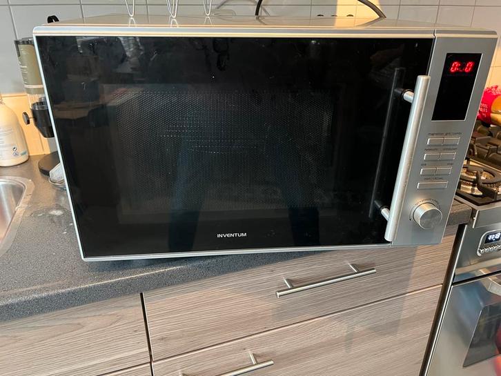 Inventum Magnetronoven - Zo goed als nieuw!, Witgoed en Apparatuur, Magnetrons, Zo goed als nieuw, Vrijstaand, Combimagnetron