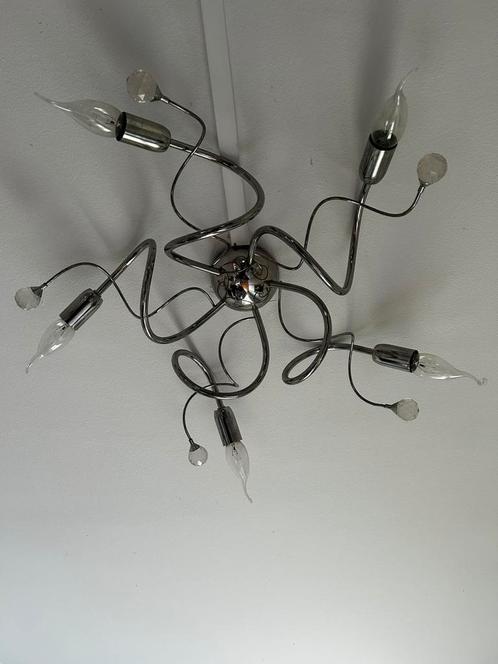 Leuke plafond lamp, Huis en Inrichting, Lampen | Plafondlampen, Gebruikt, Metaal, Overige materialen, Ophalen