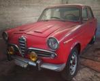 Alfa Romeo Giulietta TI -1960 ongerestaureerd prima conditie, Auto's, Handgeschakeld, Particulier, Blauw, Sedan