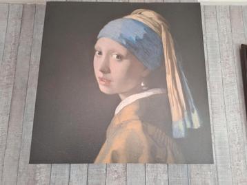 Johannes Vermeer. Het meisje met de parel. beschikbaar voor biedingen