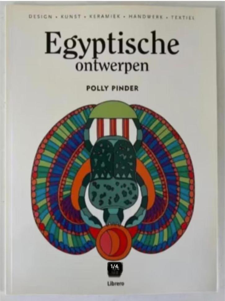 Egyptische ontwerpen - Polly Pinder, Boeken, Hobby en Vrije tijd, Zo goed als nieuw, Ophalen of Verzenden